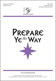 Prepare Ye the Way Unison/Two-Part choral sheet music cover Thumbnail